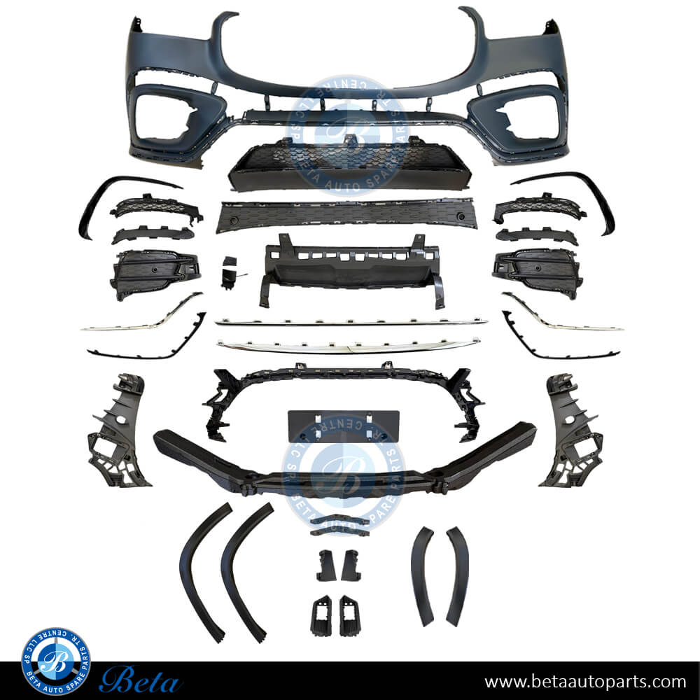 Front Bumper Normal AMG for Mercedes GLS-Class 2020-Up models Front Bumper Normal AMG for Mercedes GLS-Class 2020-Up models